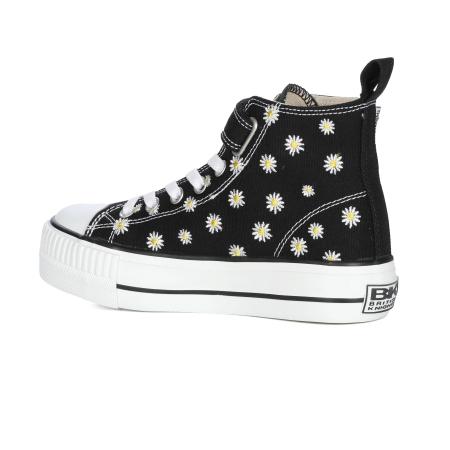 Детские высокие кеды British Knights KAYA MID B50-3726C-05, черные