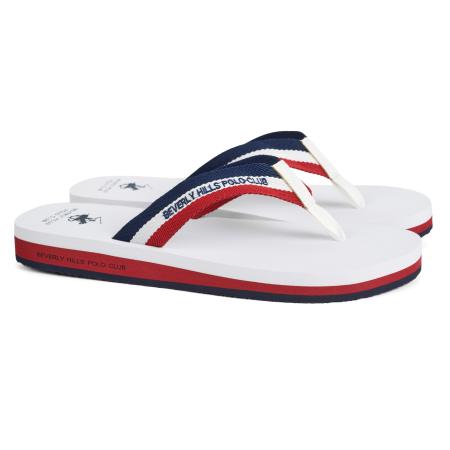 Мужские сланцы Beverly Hills Polo Club FIBER BHM619000, белые