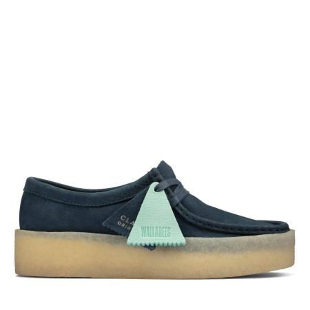 Женские кеды Clarks Wallabee Cup 26158146, синие