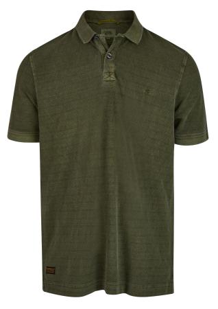 Мужское поло Camel Active Polo Shortsleeve 409965-7P11, оливковое
