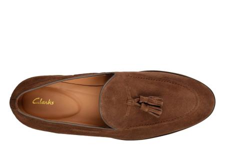 Мужские лоферы Clarks CitiStrideSlip 26160097, коричневые