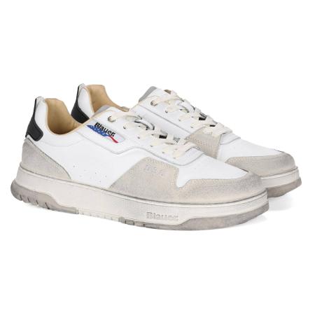 Мужские кроссовки Blauer HARPER S3HARPER07-LES, белые Мужские кроссовки Blauer HARPER S3HARPER07-LES, белые