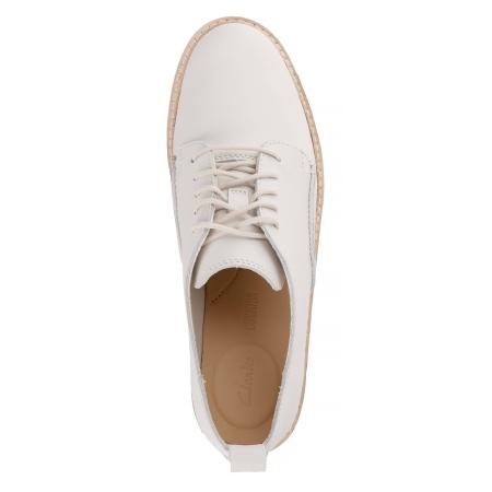 Женские дерби Clarks Trace Walk 26150223, белые