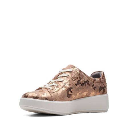 Женские кеды Clarks Layton Pace 26158892, золотые