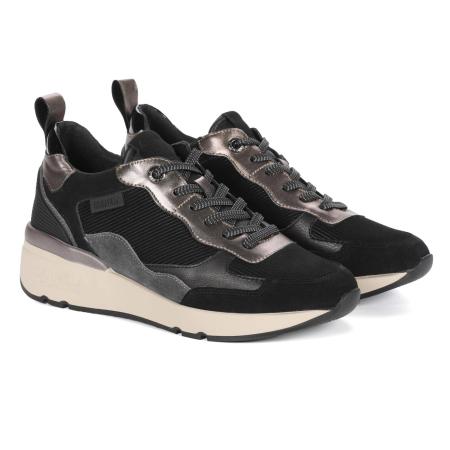 Женские кроссовки CARMELA LEATHER COMBINED LADIES SHOES 160263, черные