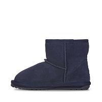 Wallaby Mini K10103 - Детские полусапоги из овчины (угги) EMU Australia, синие