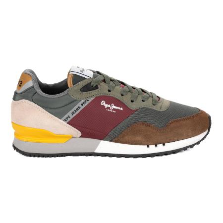 Мужские кроссовки Pepe Jeans London LONDON ONE BASIC M PMS30871, хаки