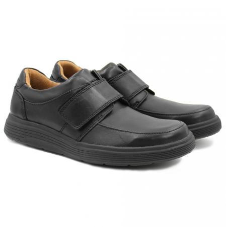 Мужские полуботинки Clarks Un Abode Strap 26136986, черные