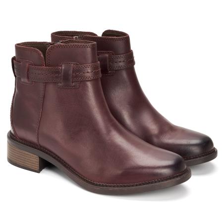 Женские полусапоги Clarks Maye Ease 26167946, коньячные