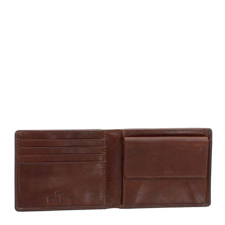 Мужской кошелек Braun Buffel AREZZO RFID Wallet 4CS 81432, коричневый