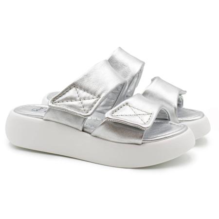 Женские сланцы SCHOLL BOCA 2 STRAPS F300101057, серебряные