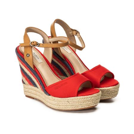 Женские босоножки Pepe Jeans London OHARA EVY PLS90457, красные Женские босоножки Pepe Jeans London OHARA EVY PLS90457, красные