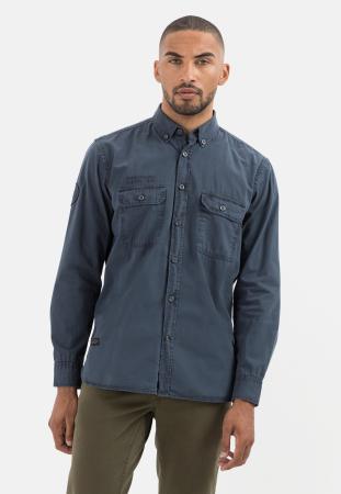 Мужская рубашка Camel Active Longsleeve Shirt 409118-8S18, синяя