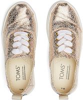 Cordones Cupsole 10017786 - Детские кеды TOMS, золотые