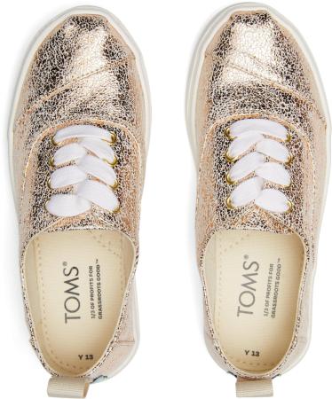 Детские кеды TOMS Cordones Cupsole 10017786, золотые