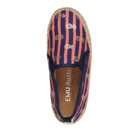 Детские эспадрильи EMU Australia Gum Print K12578, синие