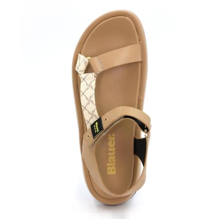 Женские сандалии Blauer CLANCY S4CLANCY03-ALL, бежевые