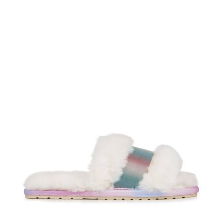 Детские тапочки EMU Australia Wrenlette Tie Dye Teens T12575, натуральные