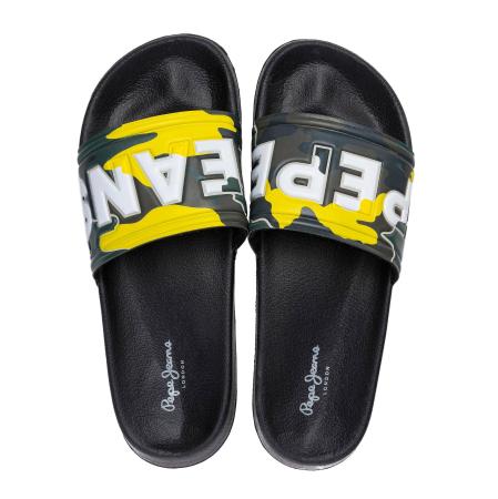 Мужские сланцы Pepe Jeans London SLIDER CAMO PMS70071, зеленые Мужские сланцы Pepe Jeans London SLIDER CAMO PMS70071, зеленые