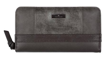 Женский кошелек Tom Tailor Bags JUNA, Long zip wallet 24421, серый