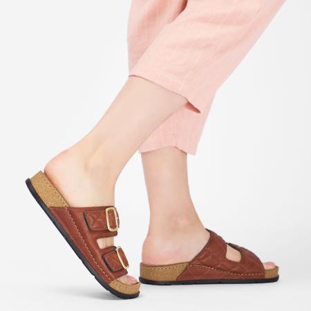 Женские пантолеты SCHOLL BORA 2 STRAPS F320811630, коричневые