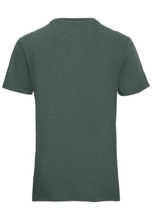 Мужская футболка Camel Active Henley 409775-1T04, зеленая