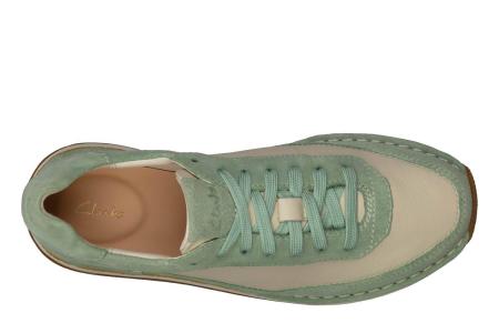 Женские кроссовки Clarks CraftRun Lace 26159550, зеленые