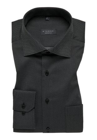 Мужская рубашка ETERNA 4086-39-E19K, черная