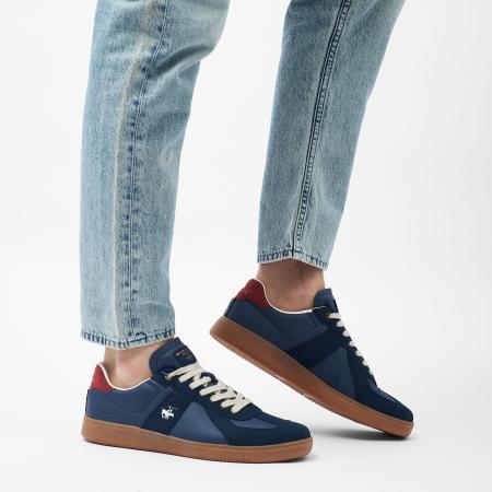 Мужские кеды Beverly Hills Polo Club OXFORD MIX BHM515200, синие