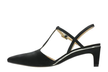 Женские туфли с закрытым мыском/открытой пяткой Clarks Ellis Lola 26139301, черные