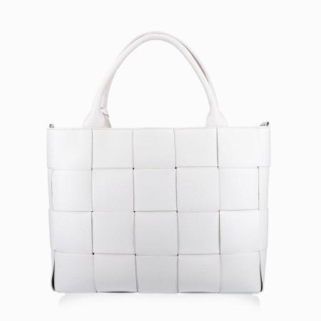 Женская сумка хэнд Charlotte DONNA INPELLE INTRECCIO INTR0335BIANCO, белая