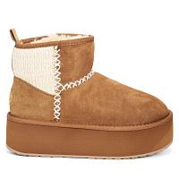 Stingers Stinger Knit Flatform W13143 - Женские угги EMU Australia, бежевые Stingers Stinger Knit Flatform W13143 - Женские угги EMU Australia, бежевые