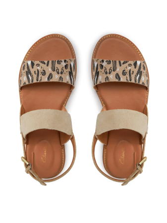 Женские сандалии Clarks 26171876, бежевые