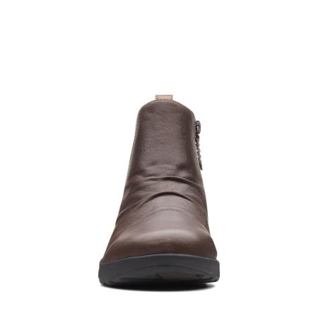 Женские челси Clarks Un Adorn Mid 26136862, коричневые