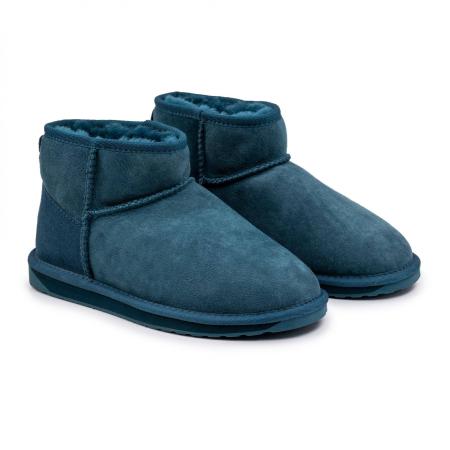 Женские ботинки из овчины (угги) EMU Australia Stinger Micro W10937 (жен. полусапоги из овчины (у W10937, синие