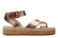 Botanic Poppy 26147522 - Женские сандалии Clarks, золотые