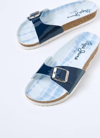 Женские сланцы Pepe Jeans London OBAN TIE DYE s_PLS90558, синие