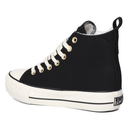 Женские высокие кеды British Knights KAYA MID B52-3709-03, черные