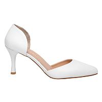  546-0850-1000 - Женские туфли-лодочки Bugatti, белые