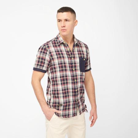 Мужская рубашка Camel Active Shortsleeve Shirt 409233-1S33, синяя