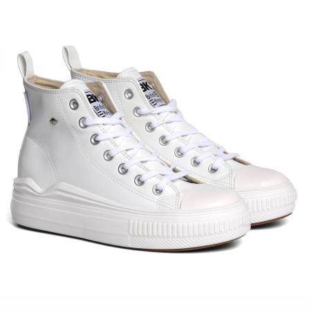 Женские высокие кеды British Knights KAYA FLOW MID B51-3735-02, белые
