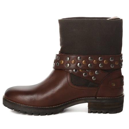 Женские полусапоги Pepe Jeans London HELEN STRAPS PLS50239, коричневые