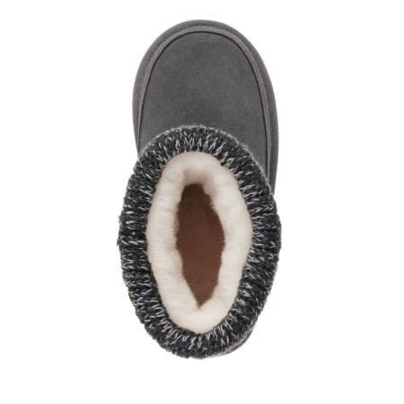 Детские полусапоги из овчины (угги) EMU Australia Eccles K12610, серые