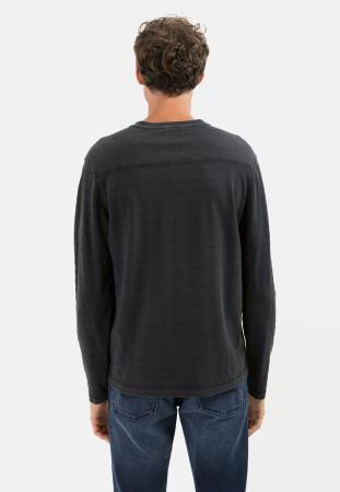 Мужской джемпер Camel Active Henley 1/1 Arm 409675-8T11, серый