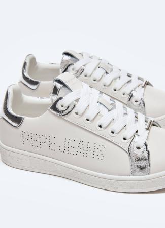 Женские кеды Pepe Jeans London BROMPTON TOUCH PLS31134, белые Женские кеды Pepe Jeans London BROMPTON TOUCH PLS31134, белые