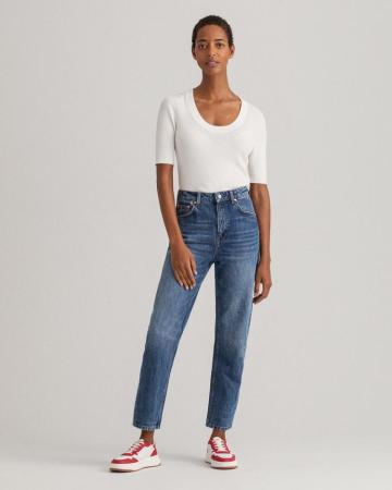 STRAIGHT HW CROPPED JEANS 4100156