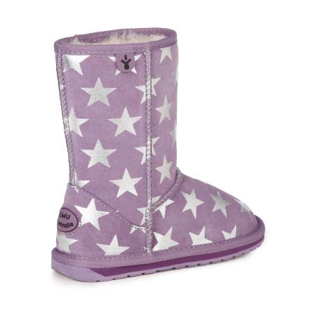 Детские сапоги из овчины (угги) EMU Australia Starry Night K11119, фиолетовые