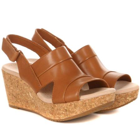 Женские босоножки Clarks Annadel Ivory 26139956, коричневые