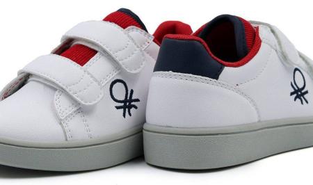 Детские кеды United Colors of Benetton Cupsole BTK124020, белые