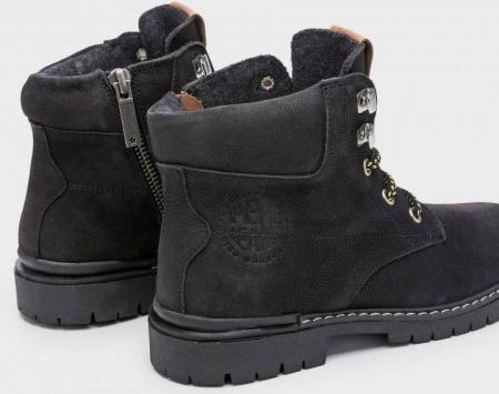 Детские высокие ботинки Pepe Jeans London COMBAT SPORT BLACK PBS50074, черные